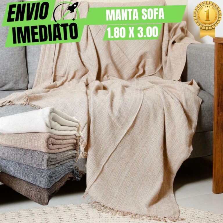Manta Para Sofá Artesanal King Gigante 3,00 x 1,8
