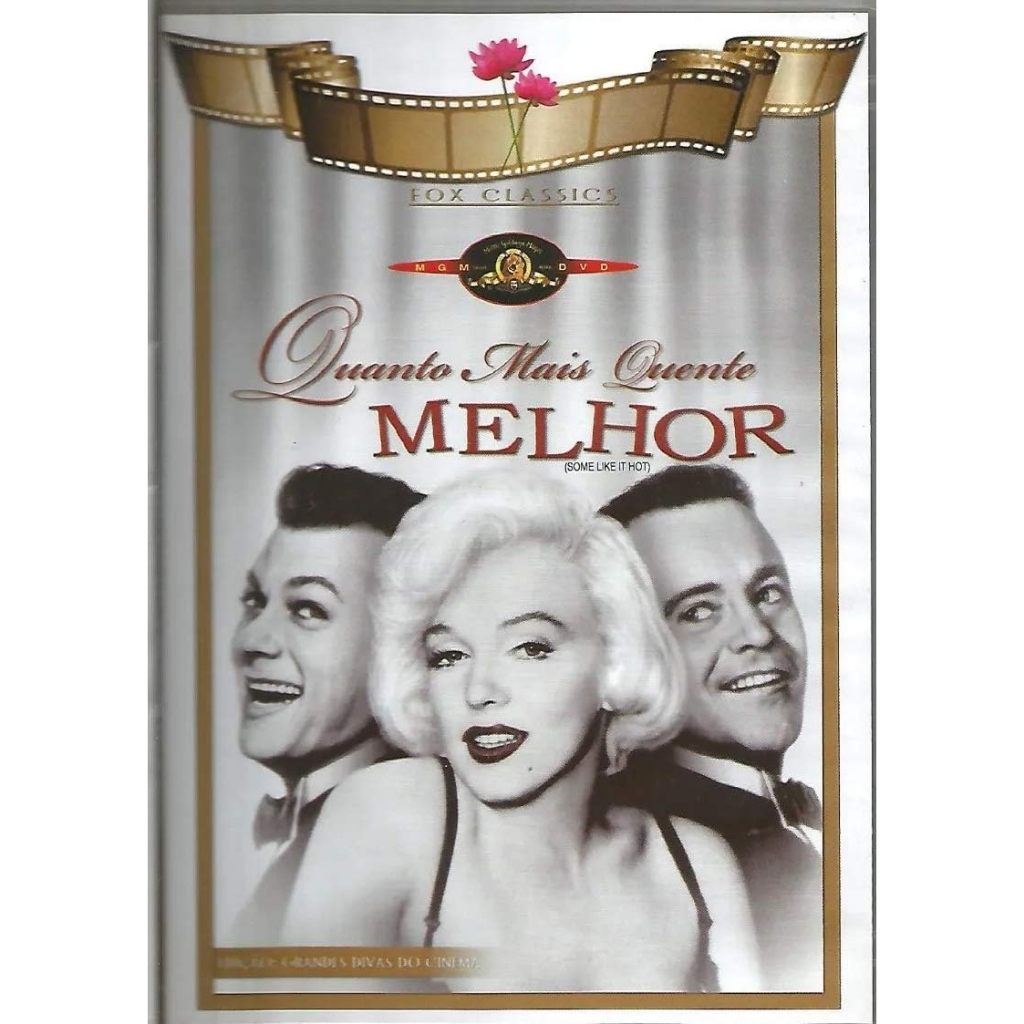 DVD CLÁSSICO – QUANTO MAIS QUENTE MELHOR -MARILYN  MONROE
