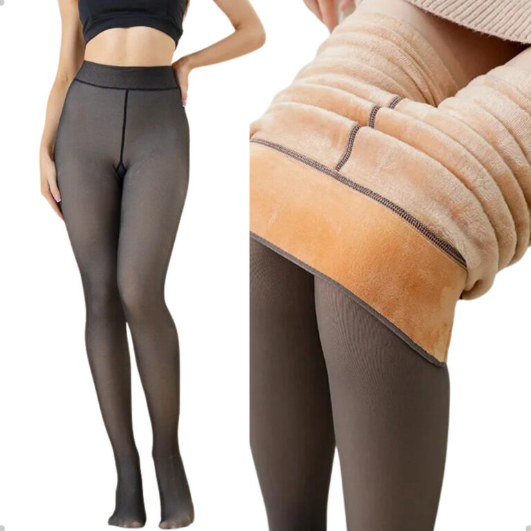 Meia-Calça Feminina Legging Térmica Forrada Pelu