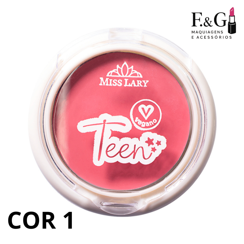 Blush Cremoso Teen Vegano – Miss Lary