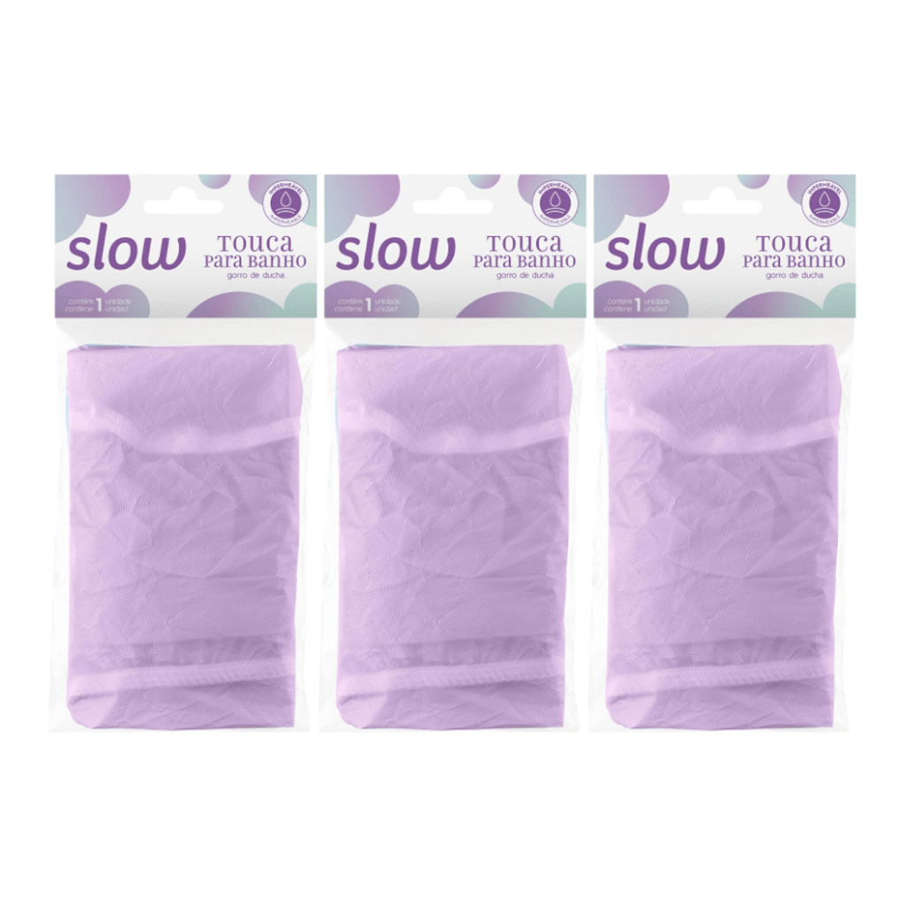 Touca Para Banho Lanossi Linha Slow | Reutilizável, Confortável e Proteção Contra Umidade