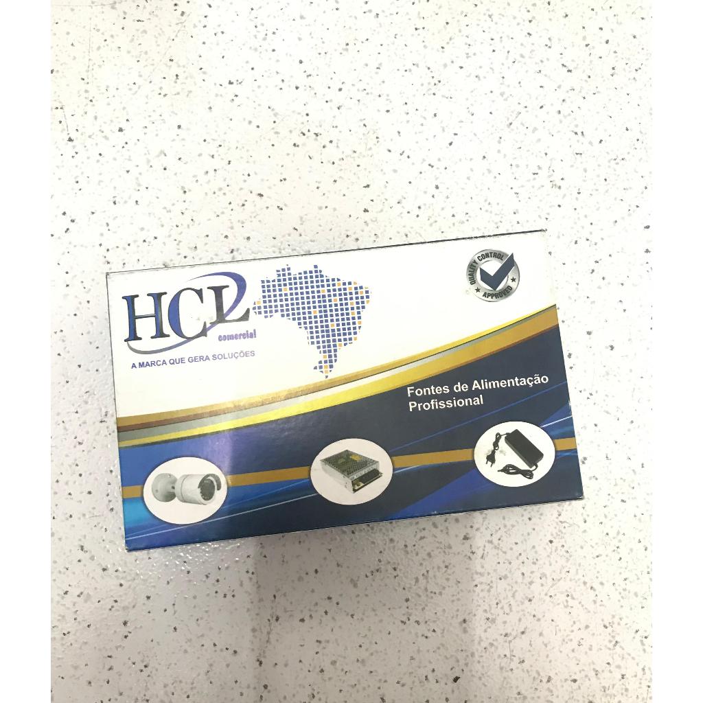 Fonte 12V 10A Colmeia Metalica HCL – 9059