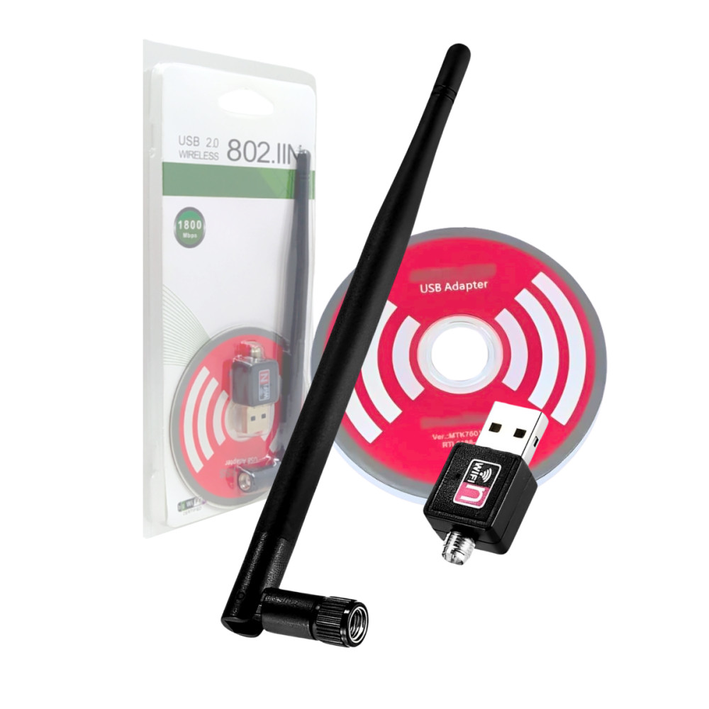 Adaptador WiFi USB AL-C818: Sinal Forte para PC