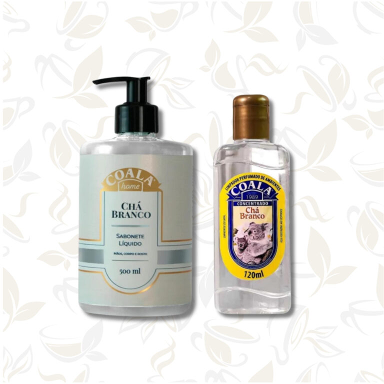 Kit Coala Chá Branco Limpador Concentrado + Sabon
