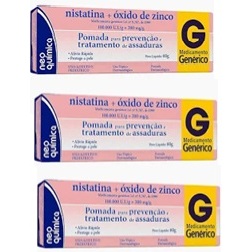 Pomada Preventiva De Assaduras Nistatina + Oxido z
