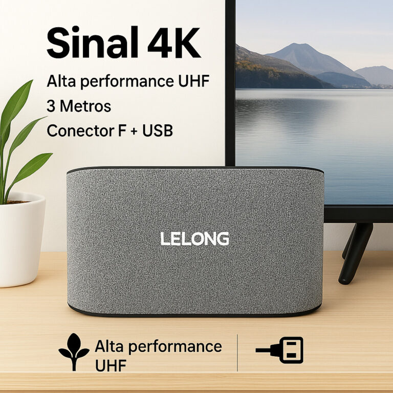 Antena Digital Para Tv Sinal 4k Hdtv Uhf Interna S