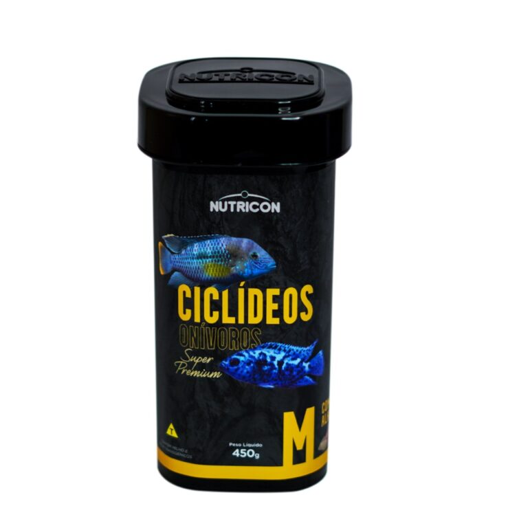 Ração para peixe Ciclideo Onívoro M 450g Nutric
