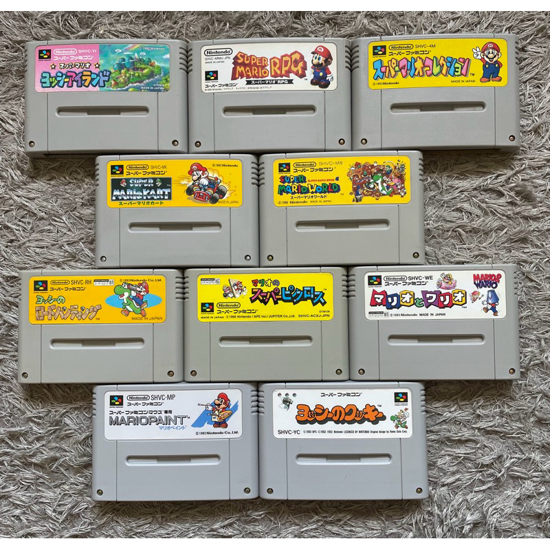 MARIO – SUPER FAMICOM – SUPER NINTENDO – JOGO ORIGINAL