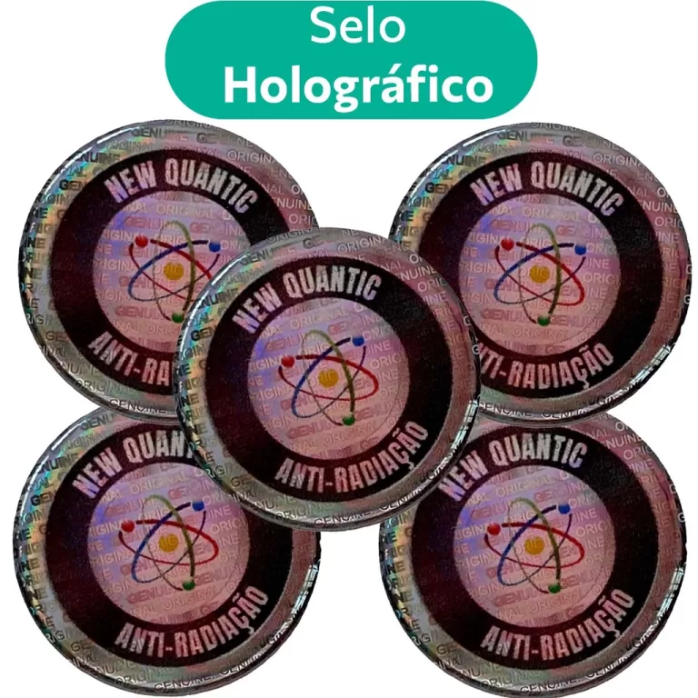 5 Selos Holográficos Newquantic Bloqueia Radiaç