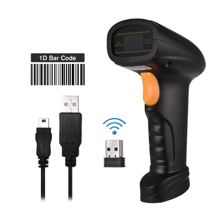 Leitor Código De Barras Laser Sem Fio Bipador USB