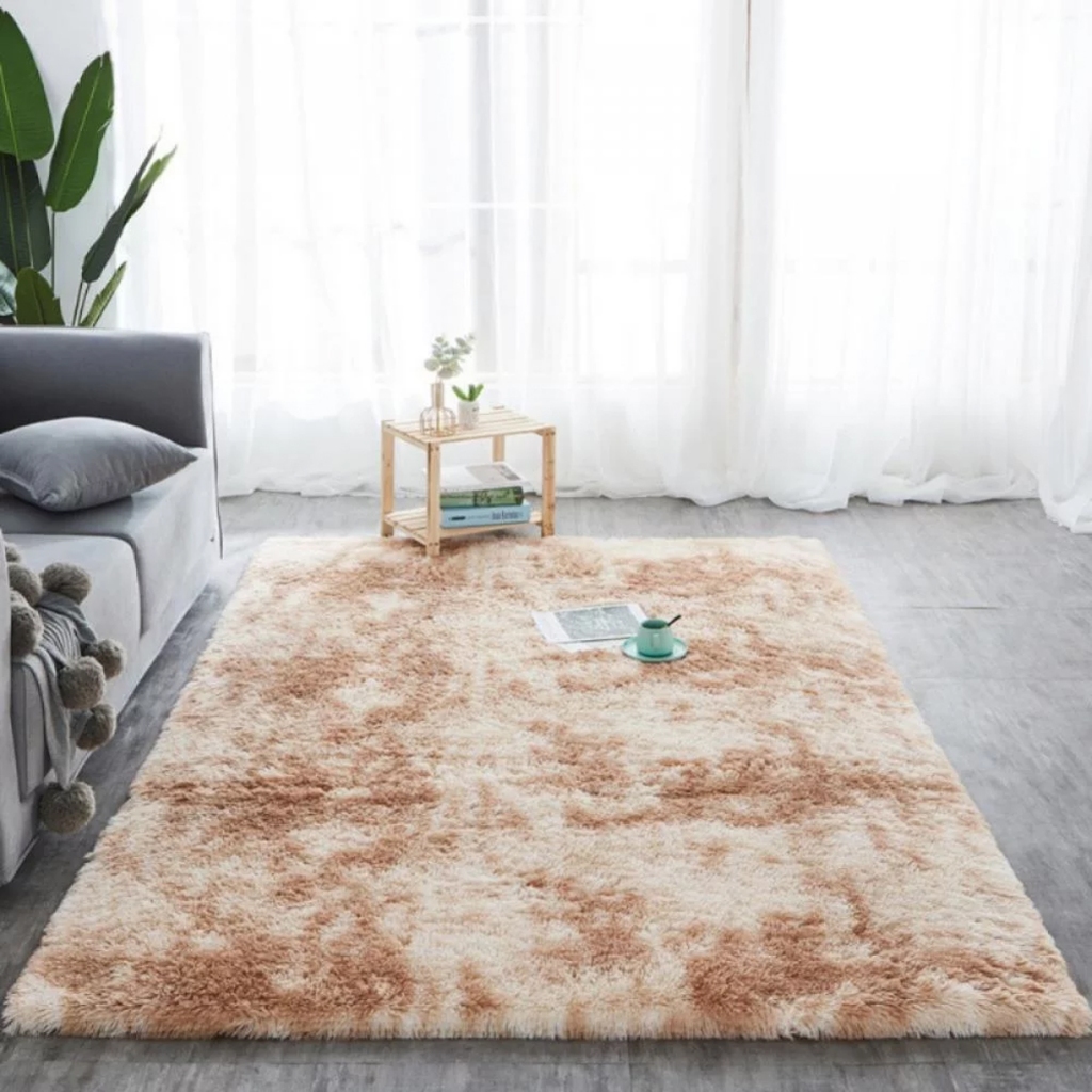 Tapete 2,00 X 1,50 Peludo Felpudo 4 Cm Para Casa Sala ou Quarto Antiderrapante Não Solta Pelo