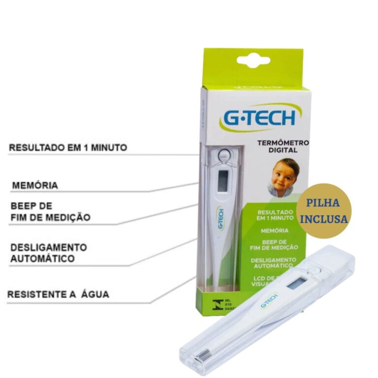 Termômetro Digital Resultado em 1 Minuto G-TECH