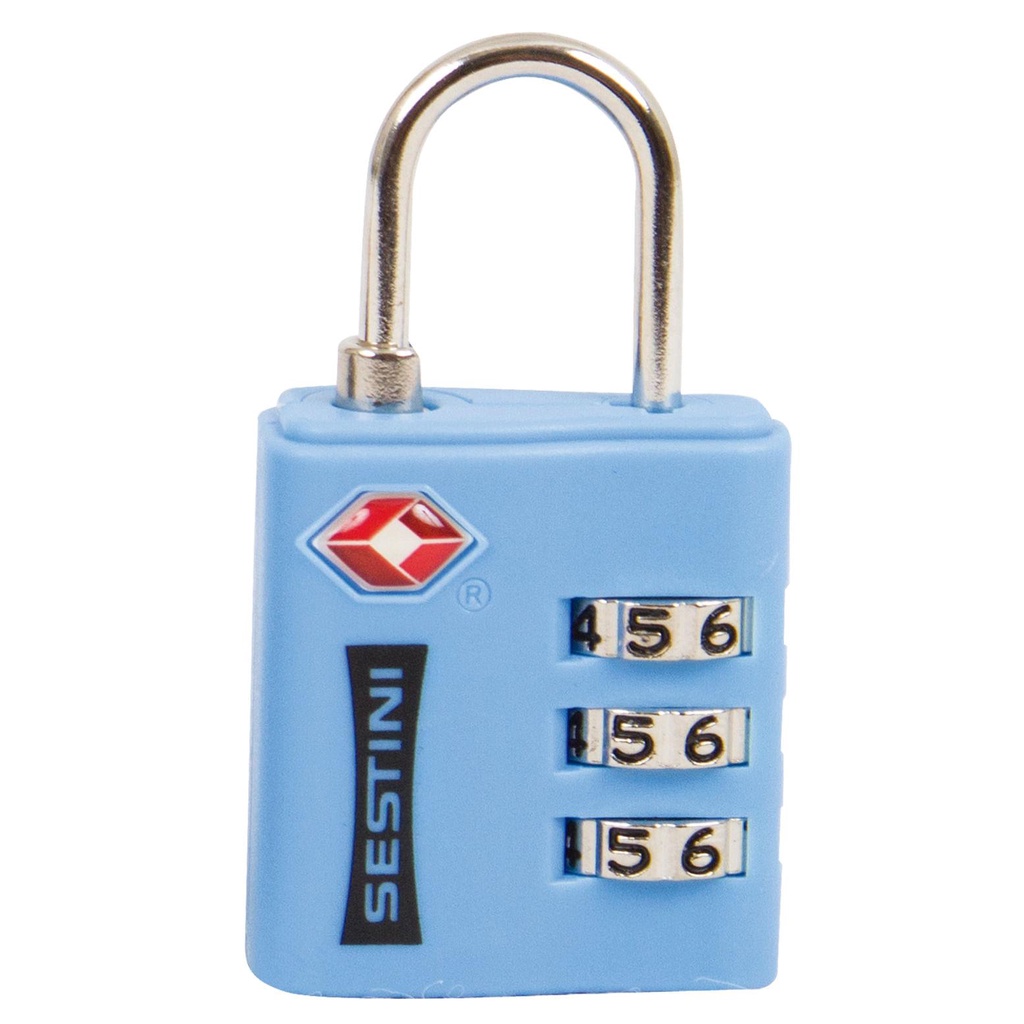 Cadeado TSA com Combinação Azul