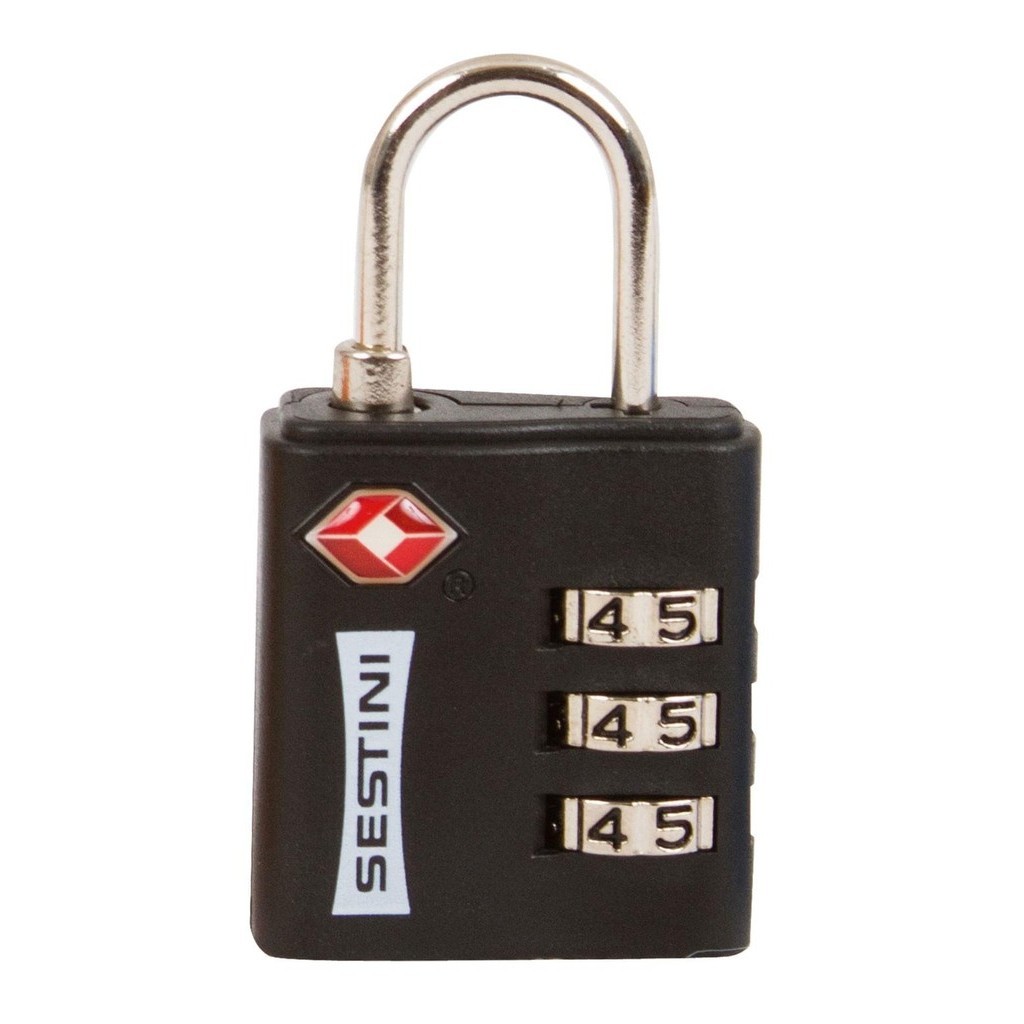 Cadeado TSA com Combinação Preto
