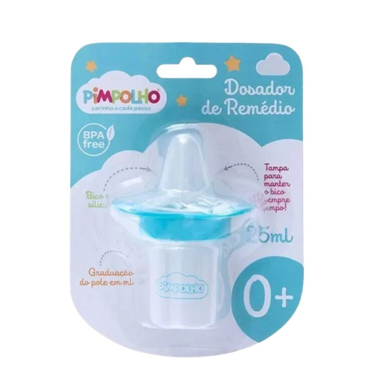 Pimpolho Dosador De Remedio Azul