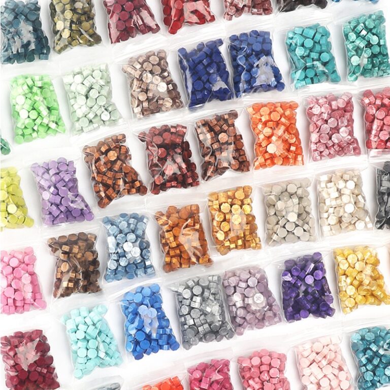 100 peças De Partículas De Cera Octogonal Para E