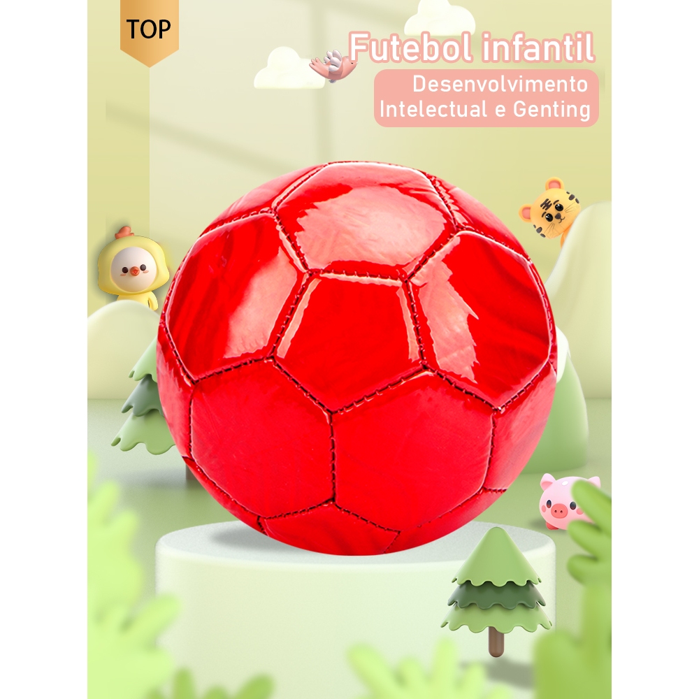 Bolas oficiais com glitter a laser do atleta estrela do futebol infantil tamanho 2