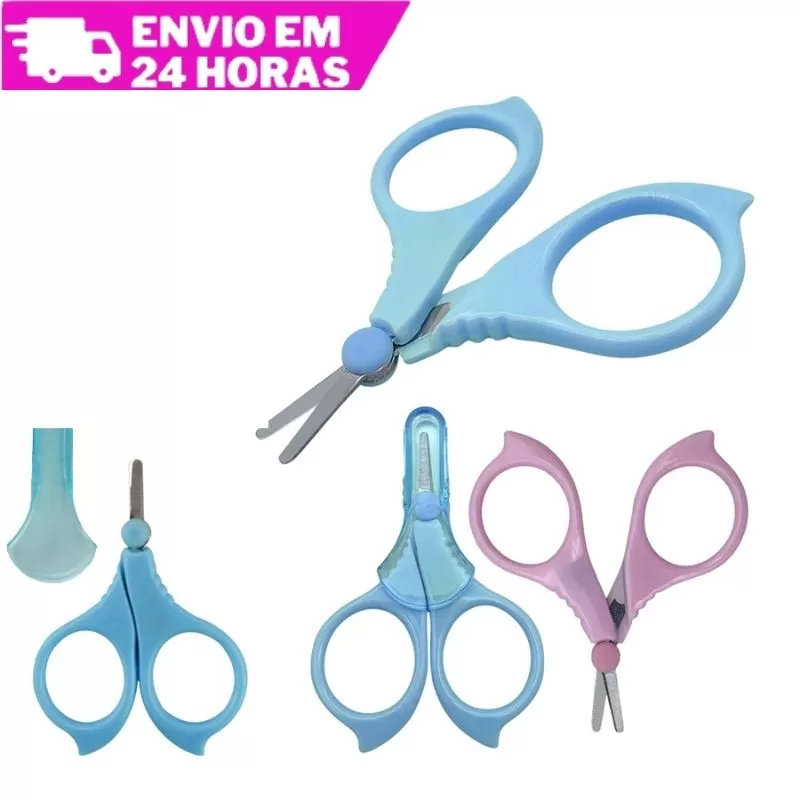 Tesoura de Unha Infantil Cuidados E Higiene Bebê Pente Escova E Cortador De Unha Bebe