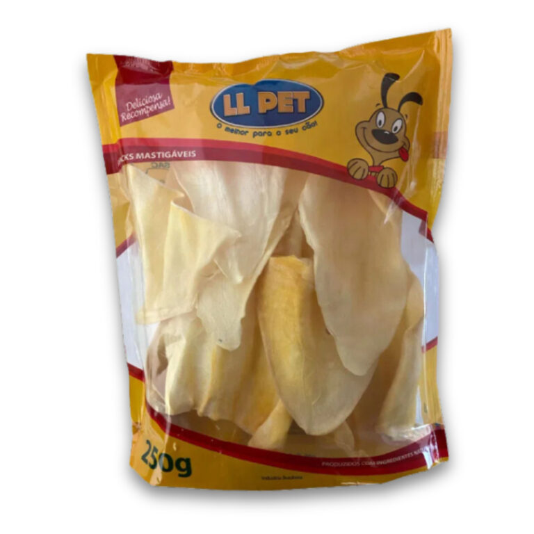 Petisco Natural Para Cães Orelha Bovina Desidrata