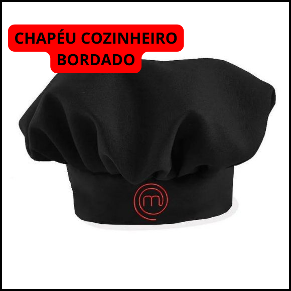 Touca de Cozinheiro Personalizado unissex/ chapéu