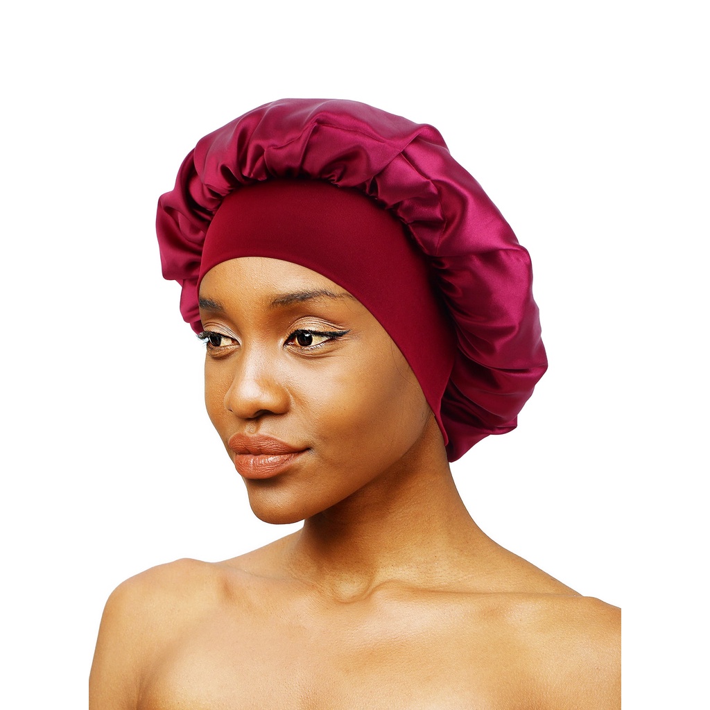 Touca de Cetim para Cabelo Feminino: Gorro Estiloso e Confortável para Proteger Seus Fios