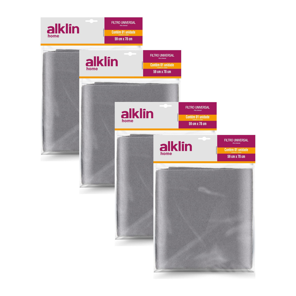 4 Filtro P/ Coifa Depurador Exaustor Ar-condicionado Alklin