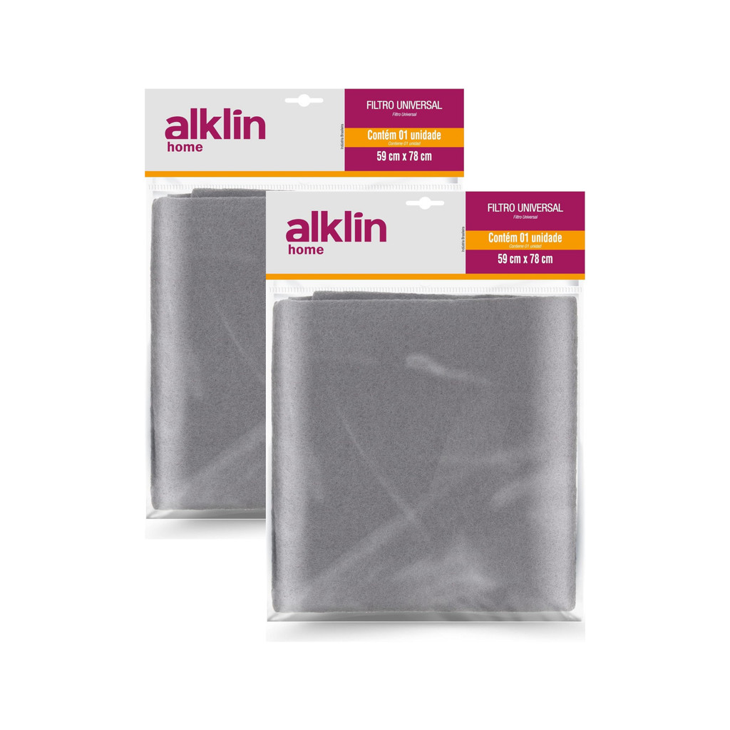 2 Filtro Para Coifa Depurador Exaustor Ar-condicionado Alklin