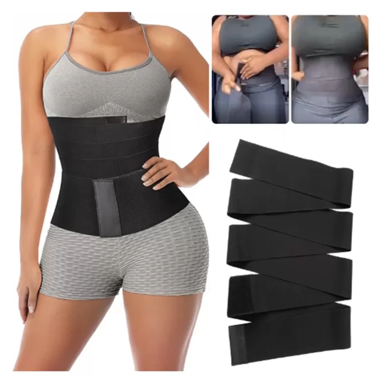 Cinta Modeladora INVISÍVEL Faixa Cintura Queima G