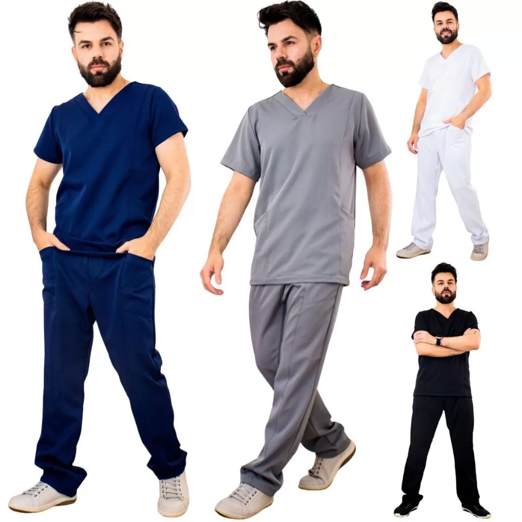 Conjunto Masculino Scrub PLUS SIZE Pijama Hospitalar Cirúrgico Two Way Medico Profissional