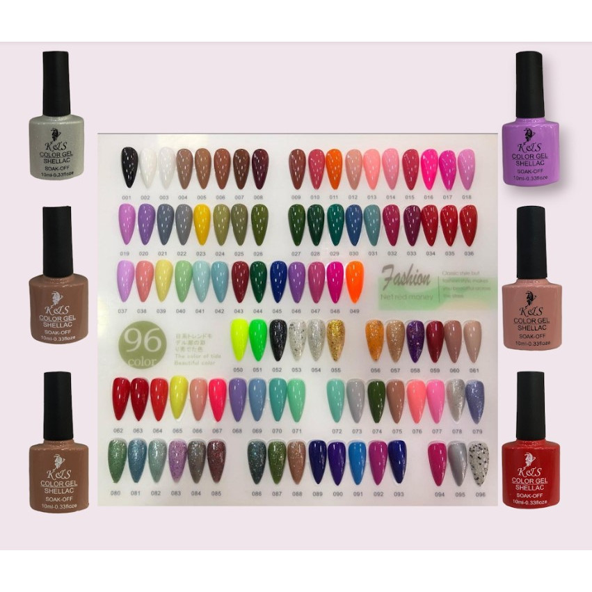 ESMALTES EM GEL KS10062 10ml KES PARA UNHA MANICURE UNIDADE