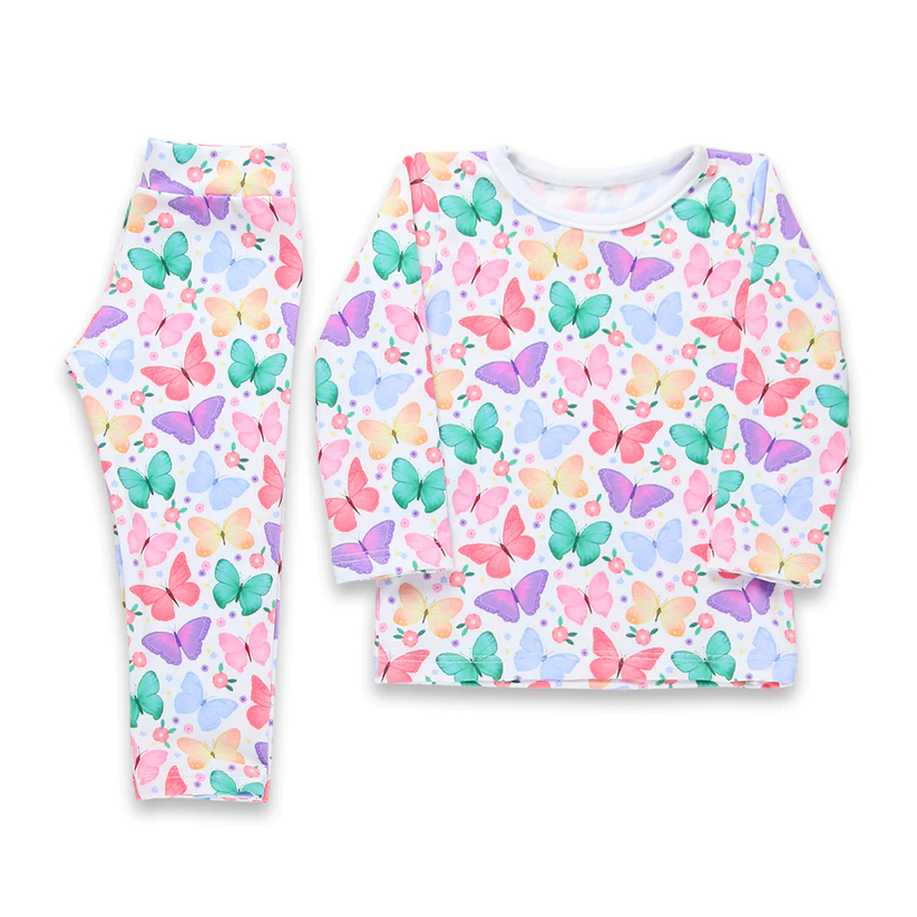 Pijama Térmico Infantil Meia-Estação Blusa Manga Comprida e Calça Estampado Mini BOO