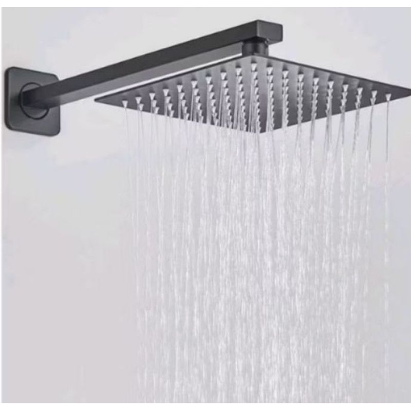 CHUVEIRO DUCHA 20×20 INOX 304 QUADRADO RETO/ARTICULADO