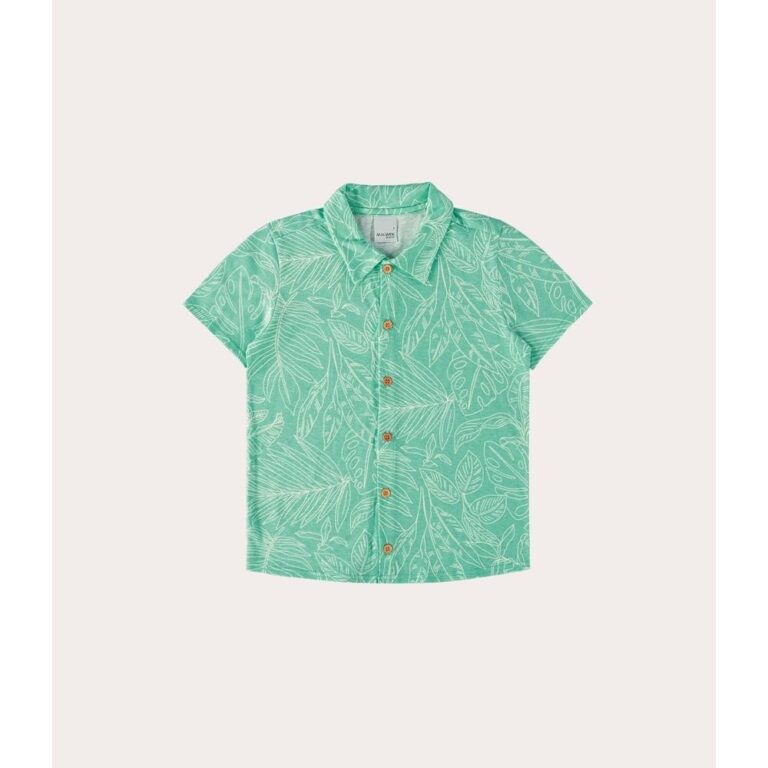 Camisa Infantil Menino Manga Curta Micro Estampas 