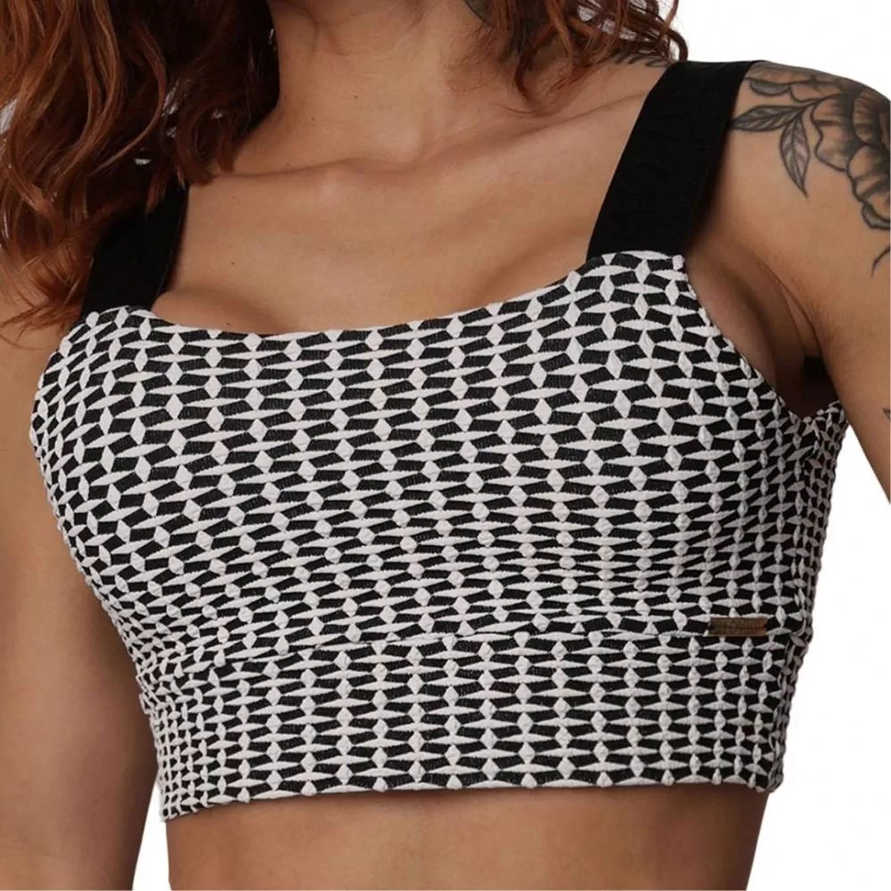 Top Faixa com Elastico Jacquard Luxe Moving