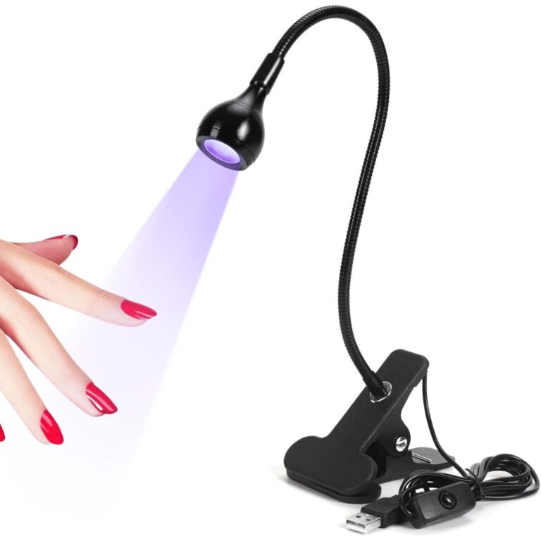 Mini Lâmpada Led USB De Mesa Com Clipe Flexível 