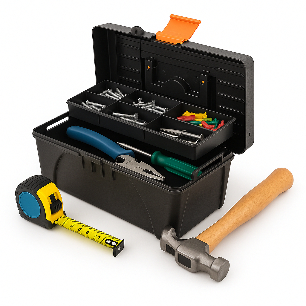 Maletas Caixa de Ferramentas Grande Reforçada Multiuso Organizador Tática Resistente