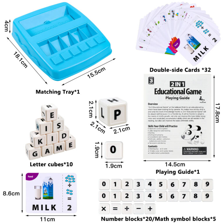Brinquedo educativo montessoriano para ensino das 