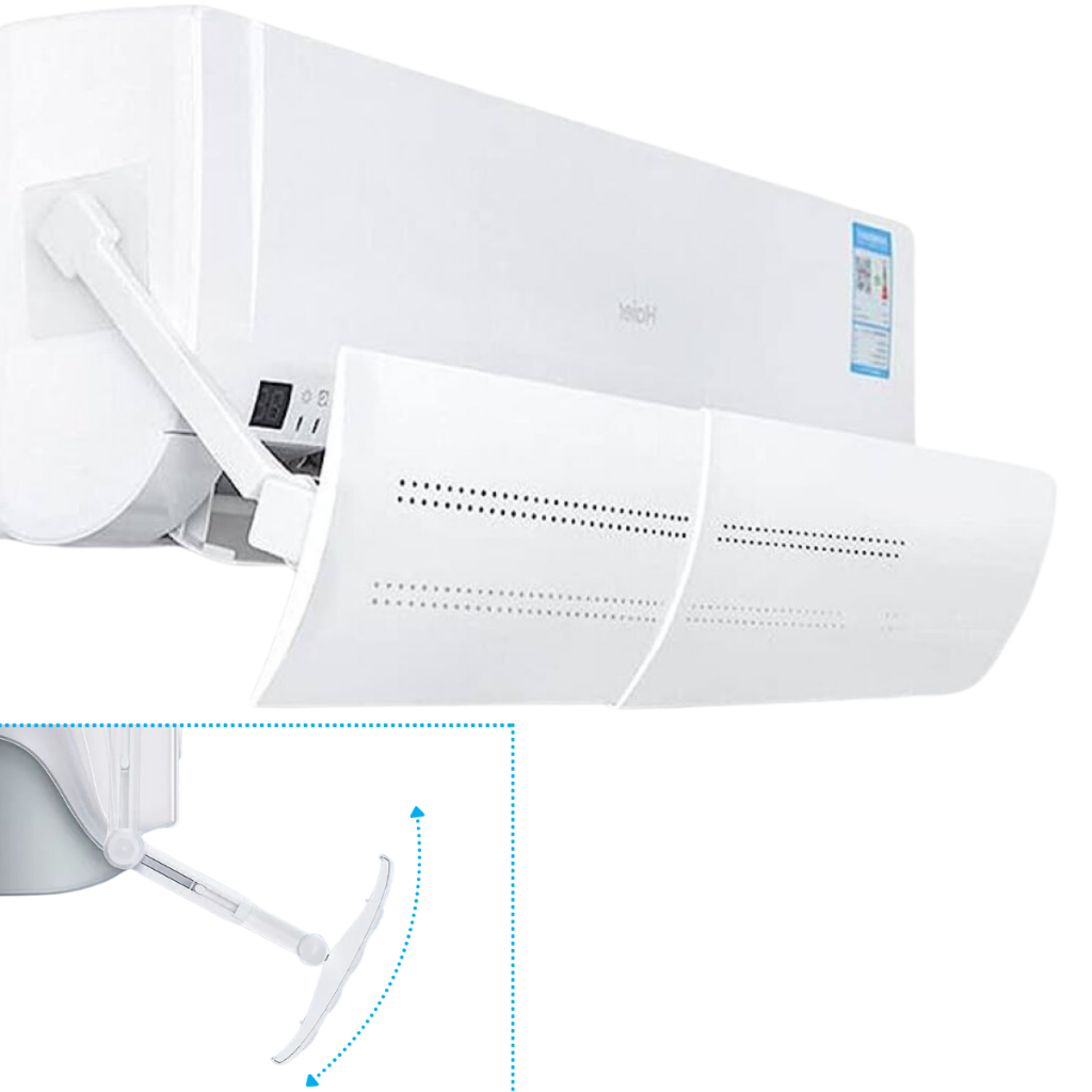 Defletor De Ar Condicionado Split  Difusor Barreira  Ajustável