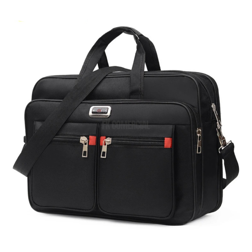 Bolsa Maleta Porta Notebook Pasta Executiva em Nylon com Alça