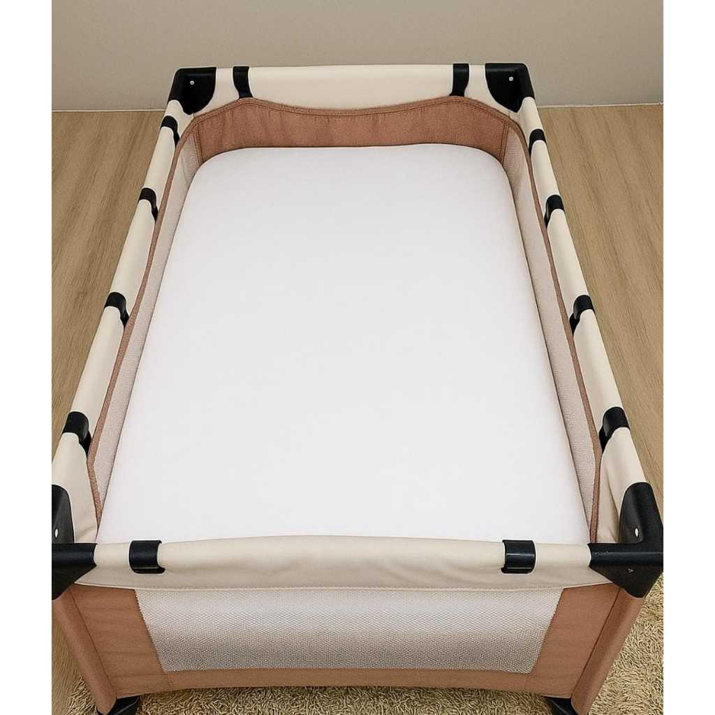 Colchão Rose para Bercinho 1m x 70cm espuma e ziper otima qualidade