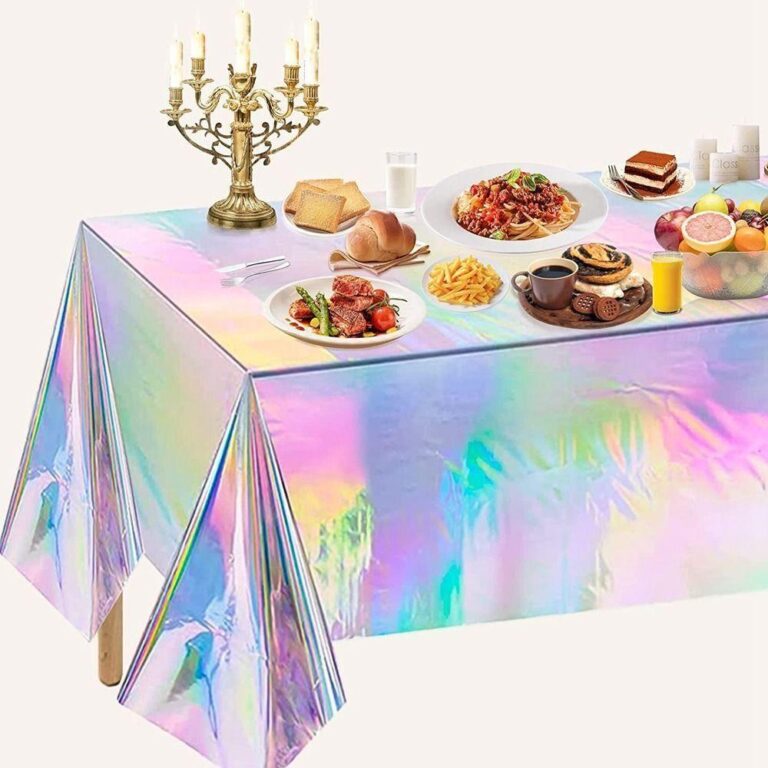Toalha de Mesa Metalizada Decoração Mesa Festa