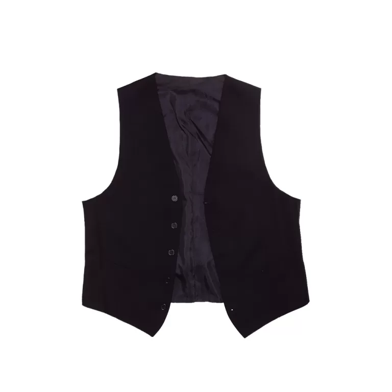 Colete Alfaiataria Liso – Preto