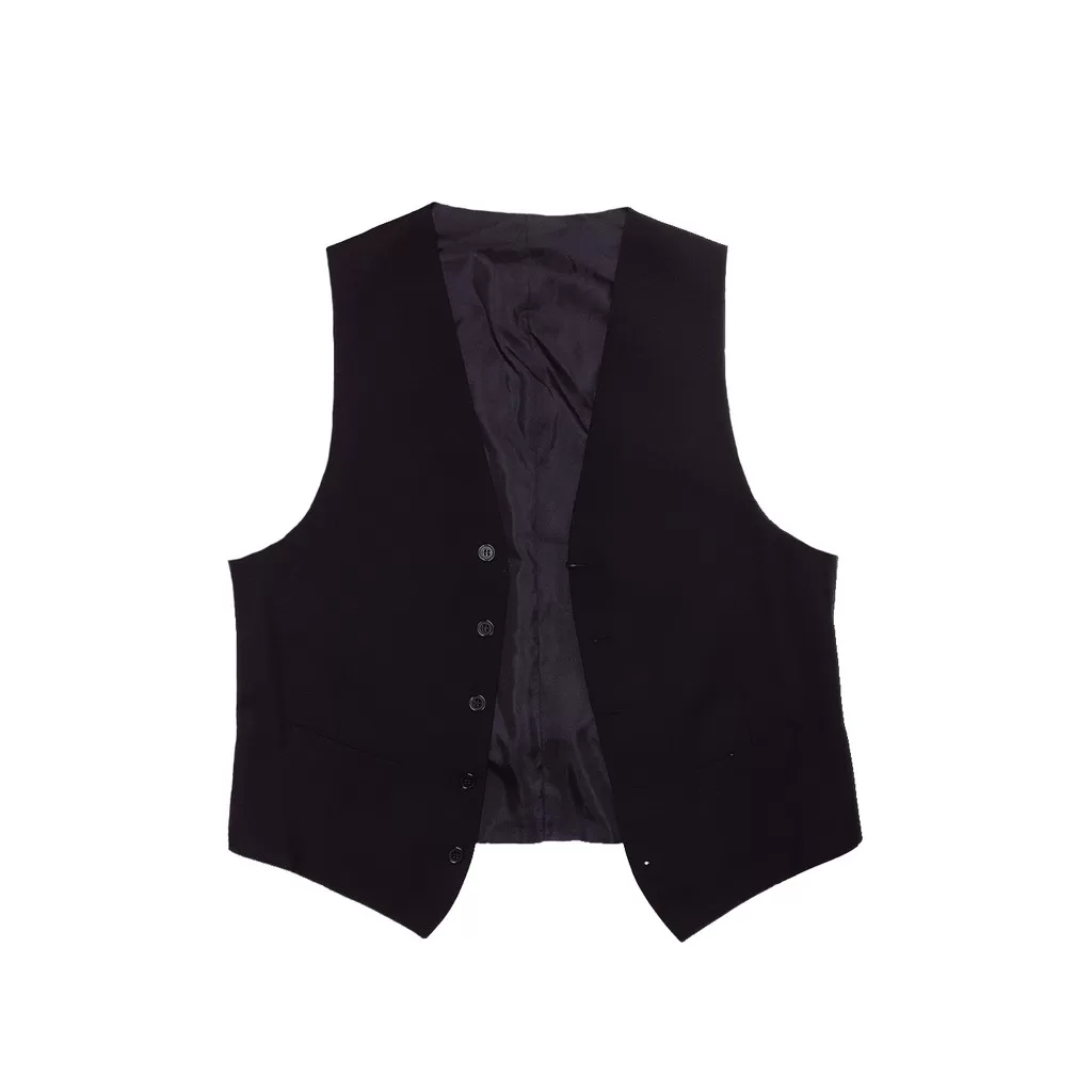 Colete Alfaiataria Liso – Preto
