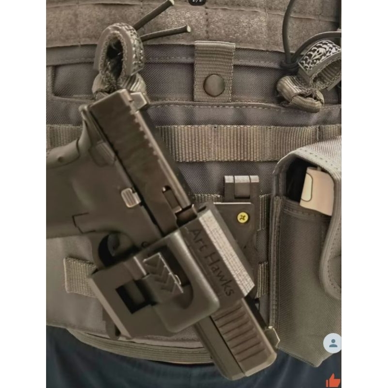COLDRE PARA COLETE MODULAR GLOCK G22.