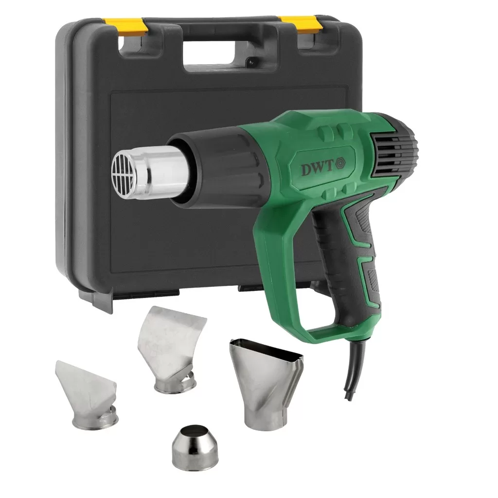 Soprador Térmico 2000W DWT e Acessorios Com Maleta Plastica Para Transporte