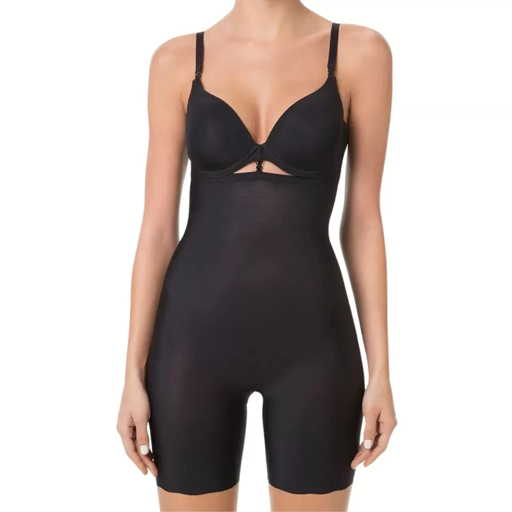 Semibody Bermuda Sem Abertura Liz Fina Disfarça Celulite