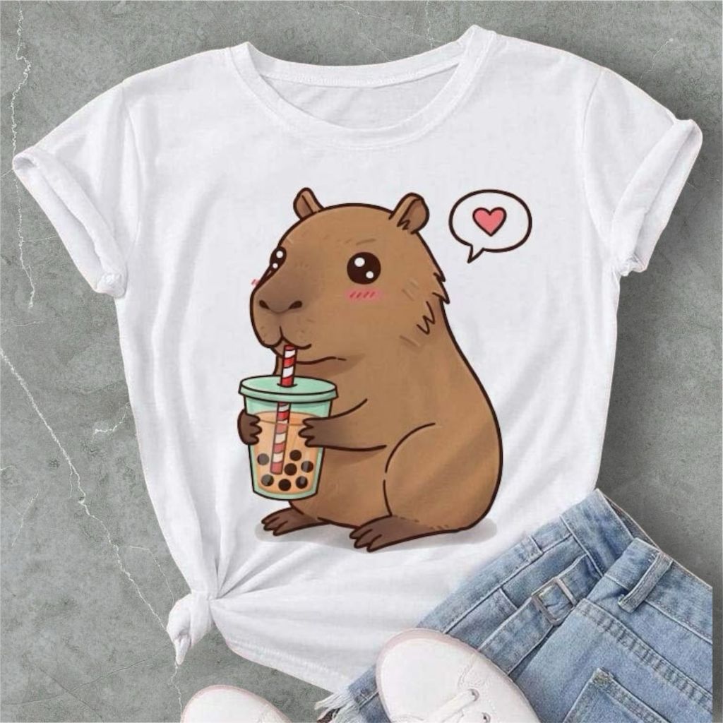 Camiseta Capivara | Estampa Exclusiva e Divertida | Conforto e Qualidade | M ao GG