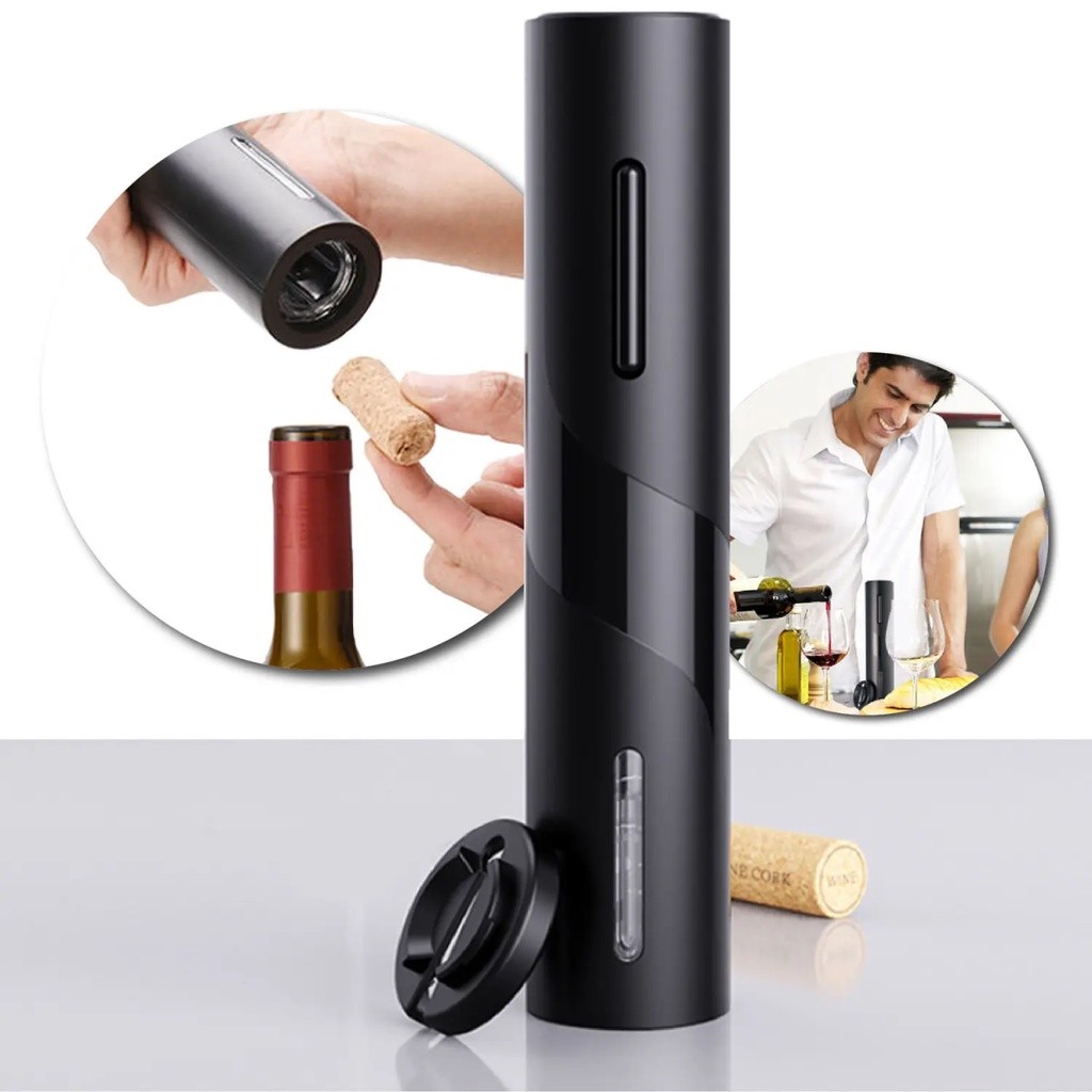 Saca Rolhas Abridor De Vinho Elétrico Profissional A Pilha