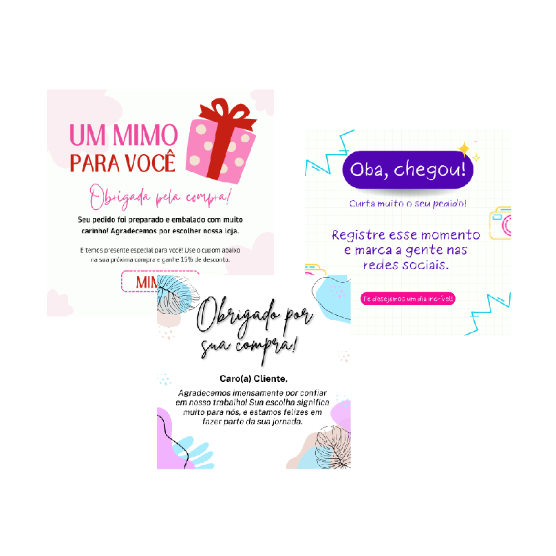 50 100 cartões para envios decorativos com mensagens para clientes satisfeitos 7 x 7 cm