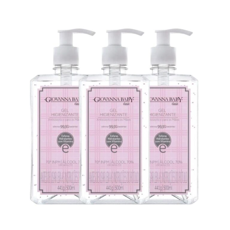 Kit Álcool Em Gel Higienizante Giovanna Baby Clas